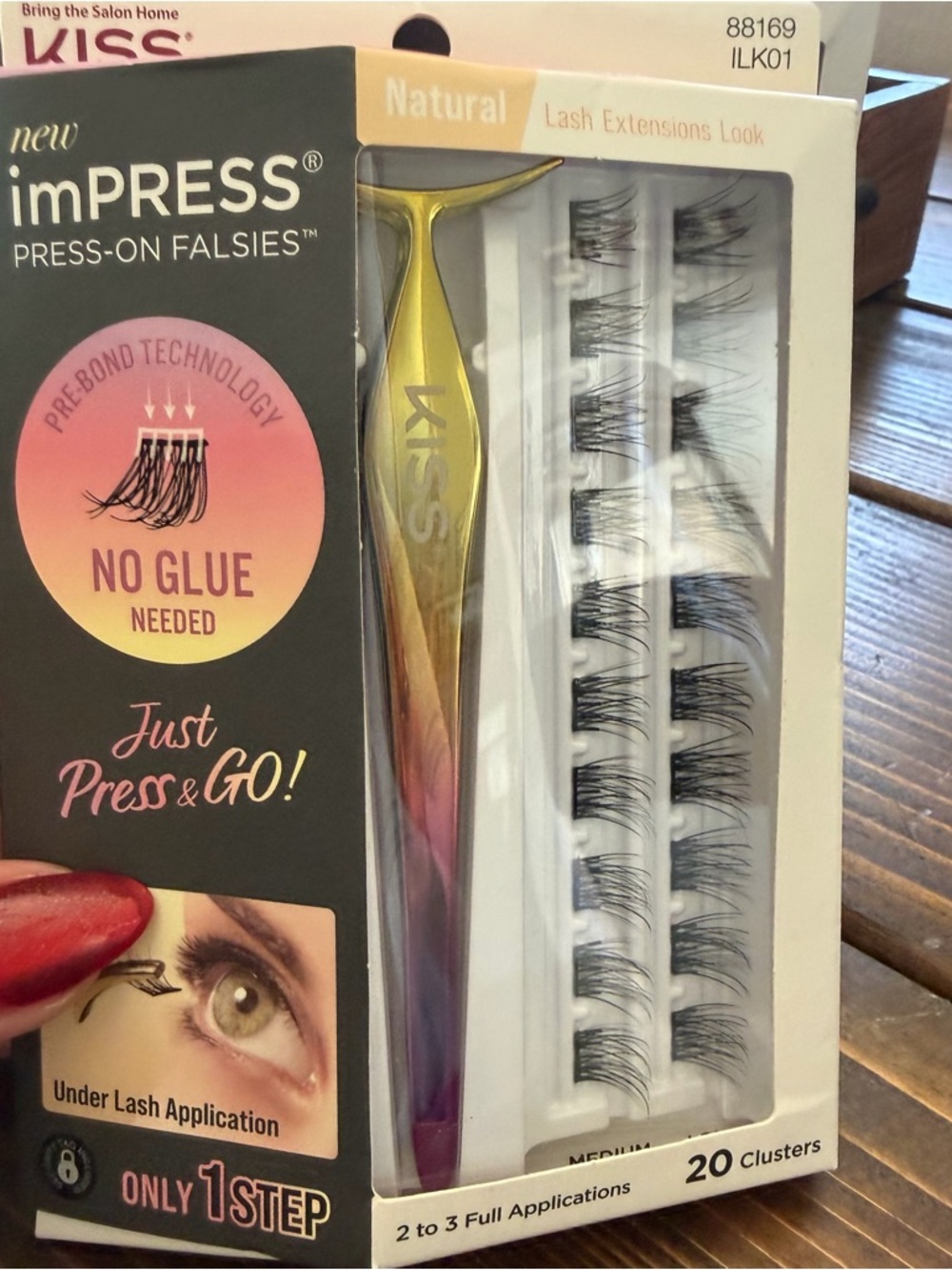 Kiss Impress Press-On Falsies
Natural Look Style 88169 Lot of 4
Packs New Sealed - Picture 6 of 8